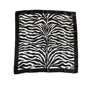 Sui Anna Sui Zebra 100% Silk Scarf 35inx35in